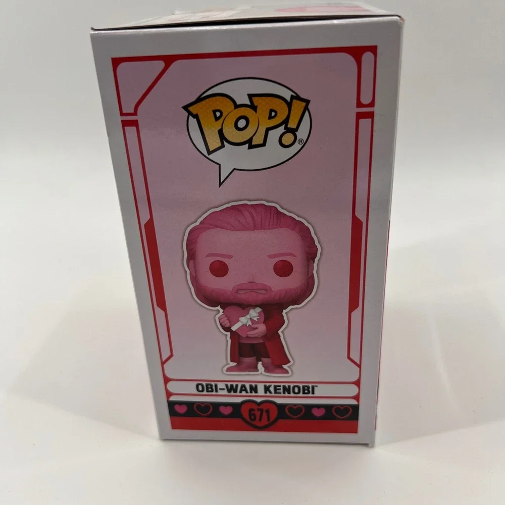 Funko Pop‎ Star Wars Obi-Wan Kenobi 671 Valentines Day Pink Vinyl Bobblehead